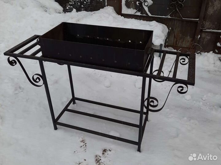 Мангал 2 мм с полками