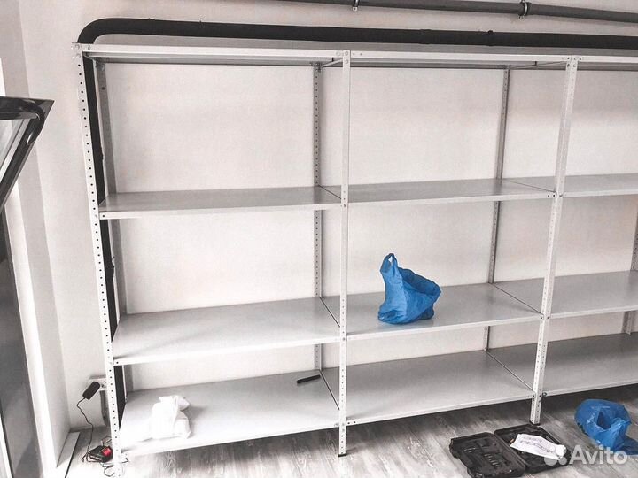 Стеллаж стальной усиленный для офиса дома склада