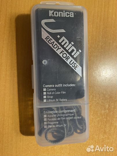 Фотоаппарат konica u.mini