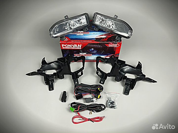 Уст комплект туманок Qashqai 2м с18г