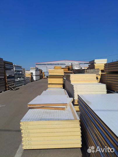 Сэндвич-панели 30000 м2 в наличии