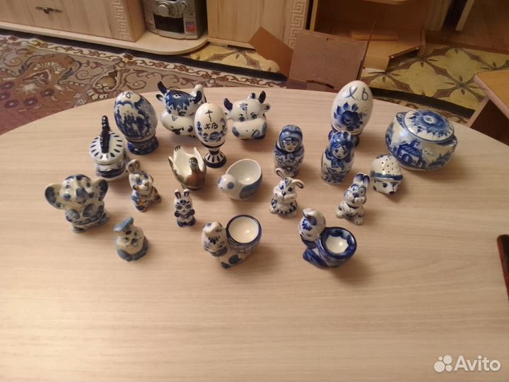 Пасхальная посуда гжель