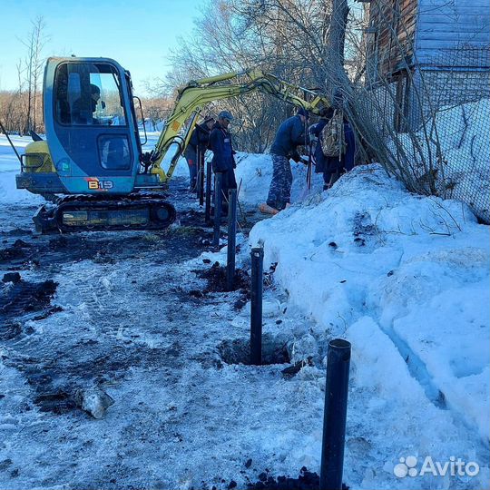 Винтовые сваи, свайный фундамент в Саранске