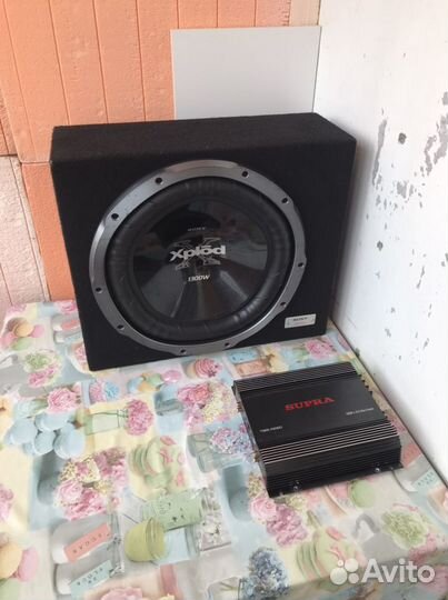 Сабвуфер sony xplod 1300w