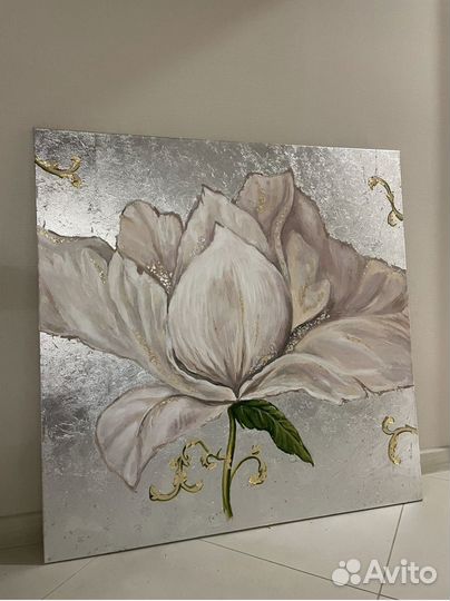 Картина маслом на холсте 1 метр на 1 метр