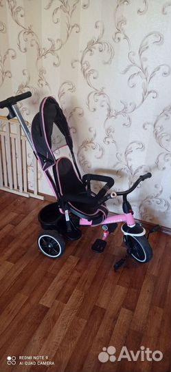 Детский велосипед с ручкой бу