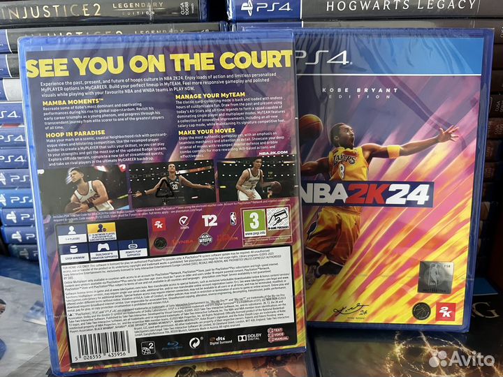 Диск NBA 2k24 PS4 / Новый