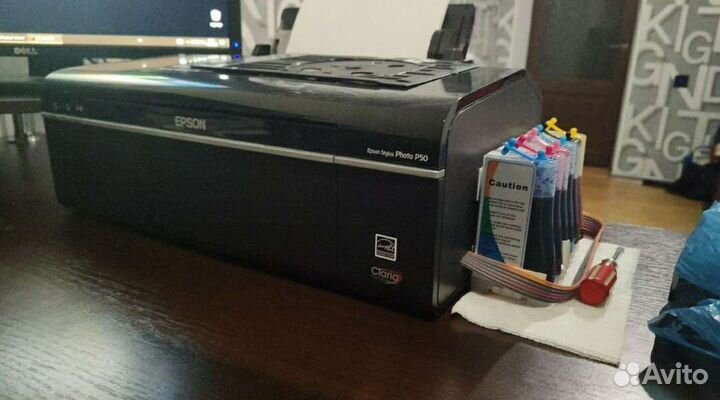 Принтер Epson p50 с снпч