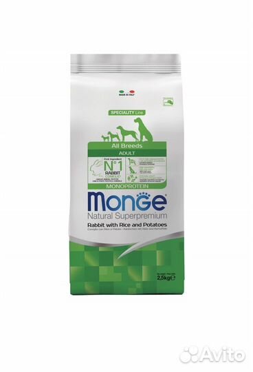 Корм для собак монж