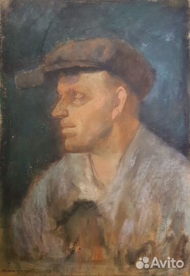 Советская картина. Сталевар. 1958 г. Рудаков М.З