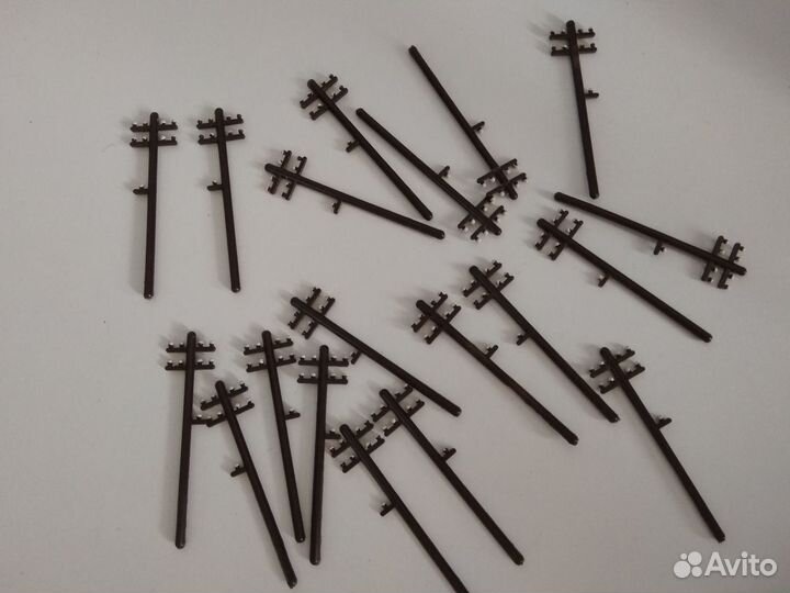 Железная дорога 9мм.детали на макет