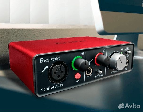 Внешняя звуковая карта Focusrite Scarlett Solo 3rd
