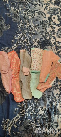 Одежда для девочки пакетом с рождения до года