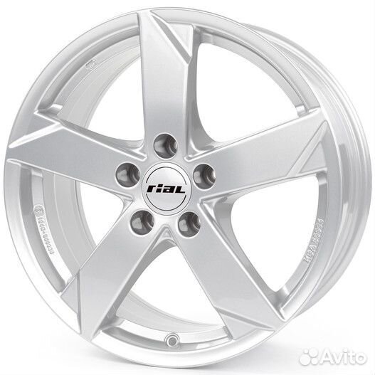 R16 5x112 6,5J ET50 D57,1 Rial Kodiak Polar Silver