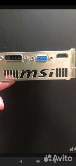 Видеокартa GT 730 MSI на 2 gb