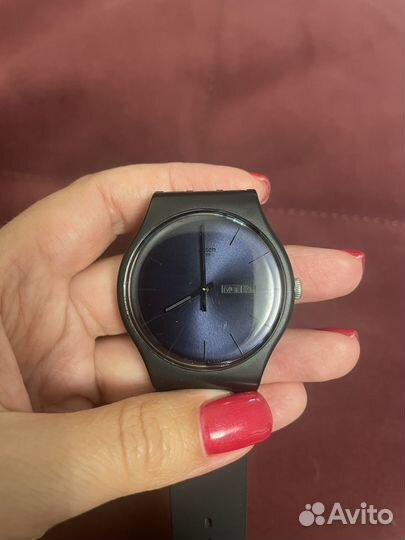 Часы Swatch black rebel