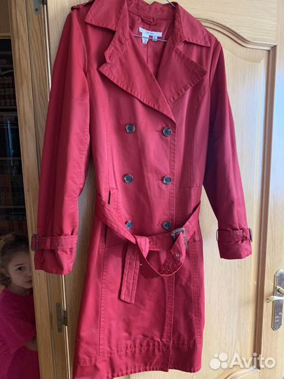 Плащ Zara бордовый