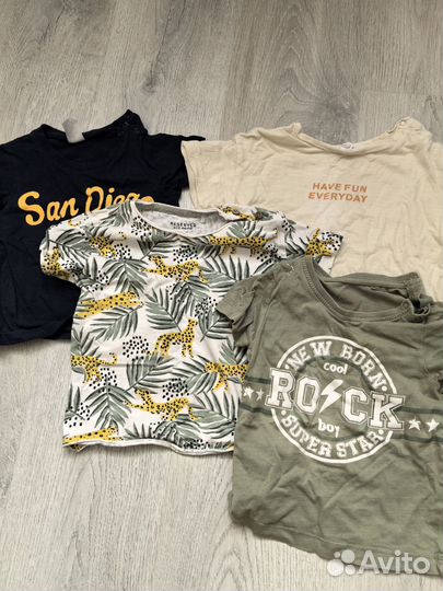 Пакет вещей 86 р Hm, zara, reserved, baby go