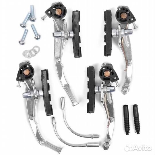 Тормозные рычаги с колодками для велосипеда