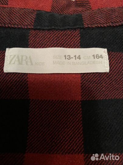 Рубашка zara 164 для девочки