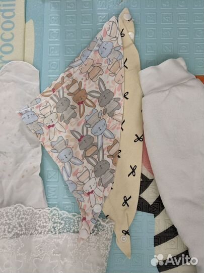 Пакет теплых вещей от 52 до 62 на девочку