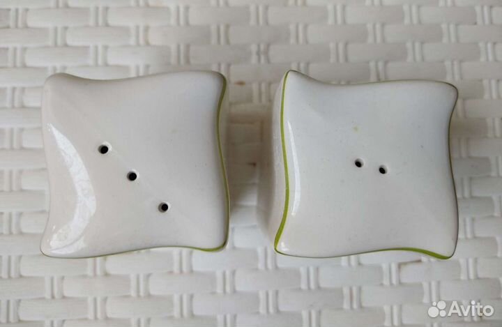 Солонка и перечница керамические