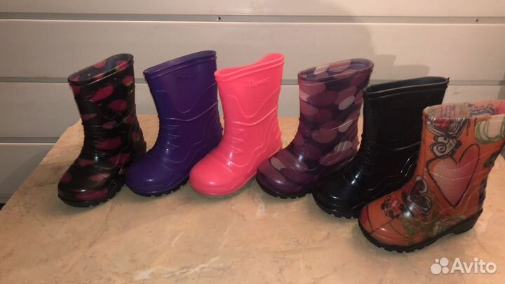 Детские сапоги пвх