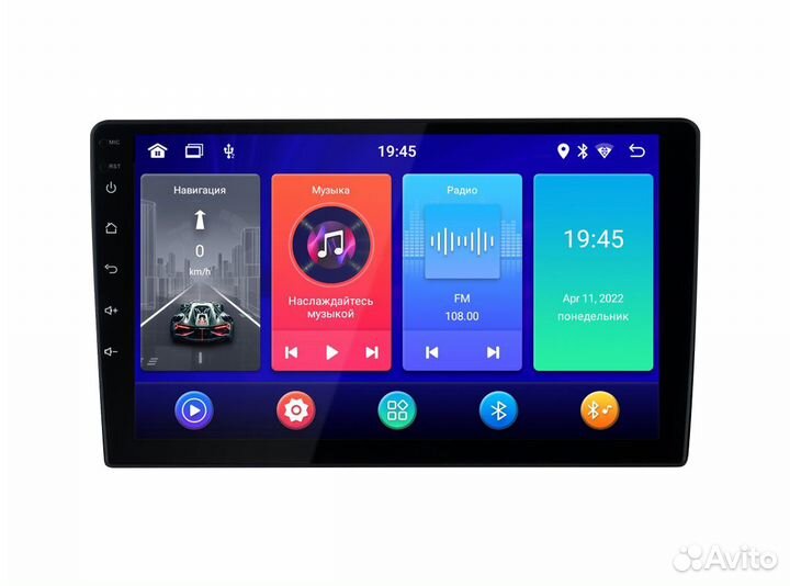 Универсальное головное устройство 9 дюймов Incar A