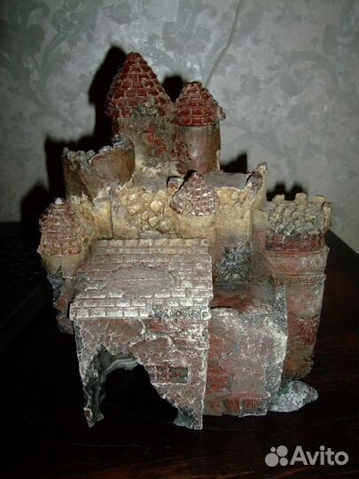 Грот мостик корабль старый замок в аквариум