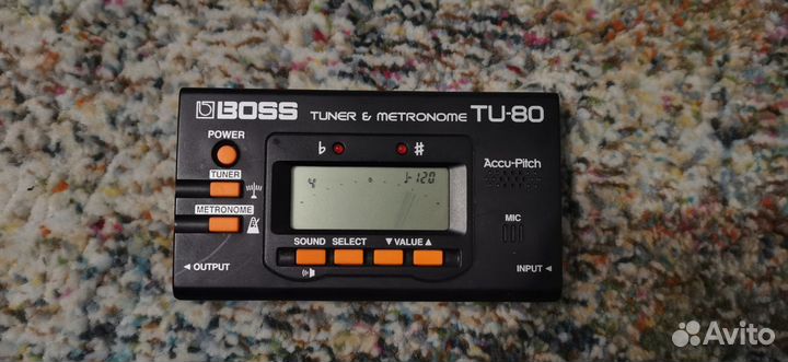 Тюнер и метроном boss TU-80