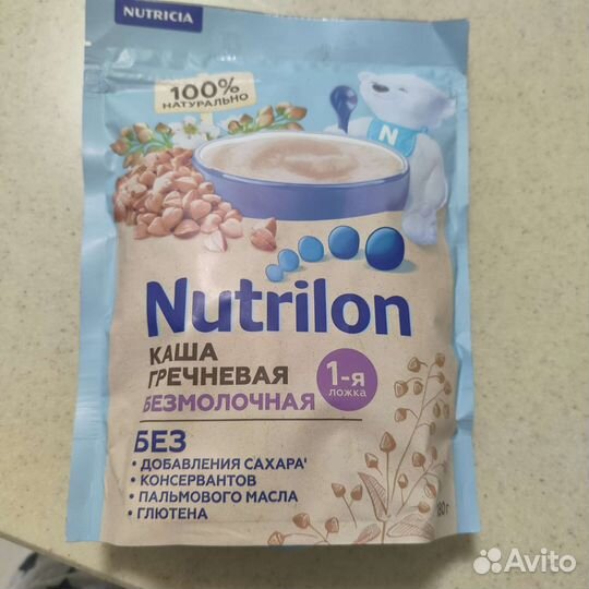 Детские каши безмолочные