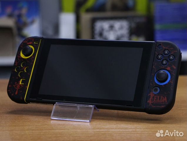 Силиконовый чехол Joy-Con Zelda Black/Red