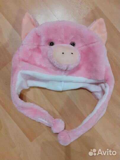 Шапка поросёнка, костюм