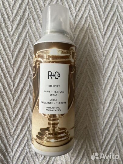 R+Co trophy Shine + Texture Spray текстура и блеск