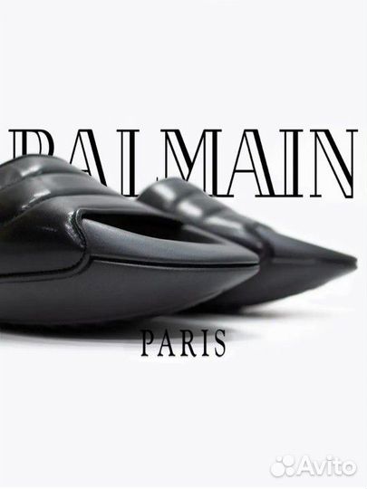 Шлепанцы на платформе Balmain 40-41 новые