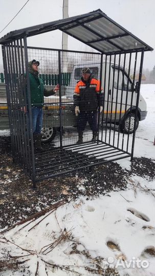 Дровник усиленный 200х100 см