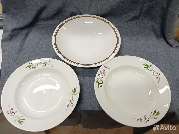 Тарелка,ваза,графин СССР