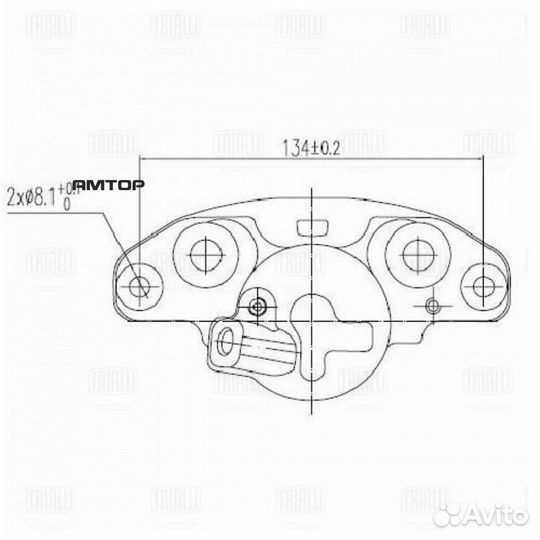 Trialli CF 012003 Суппорт 