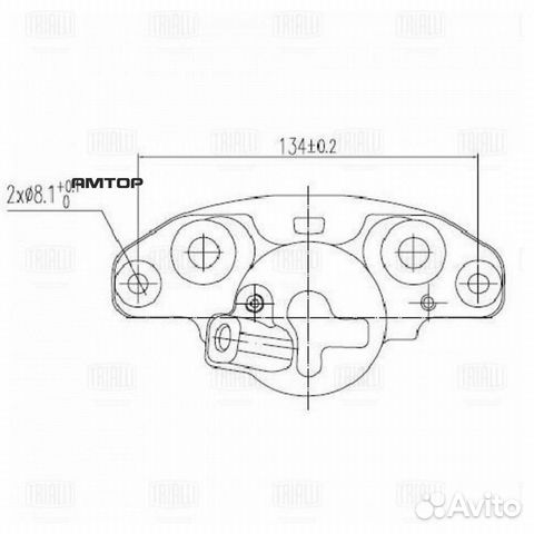 Trialli CF 012003 Суппорт 