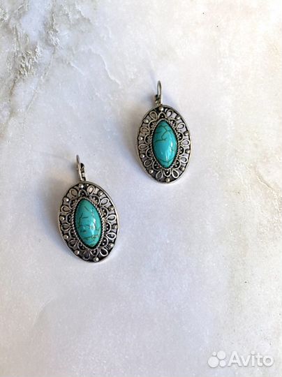 Серьги, браслет и колье