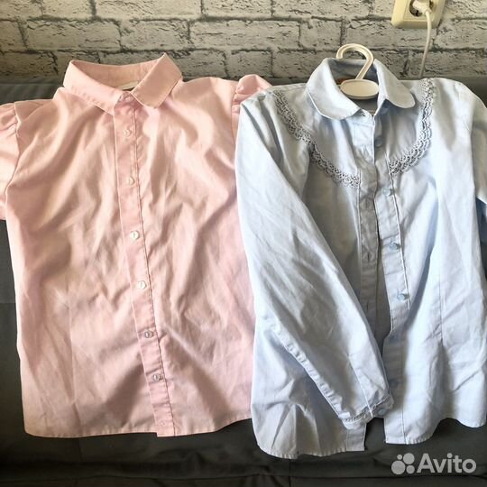 Блузки школьные 134 140