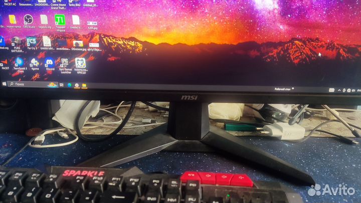 Новый msi 25 дюймов, 180гц