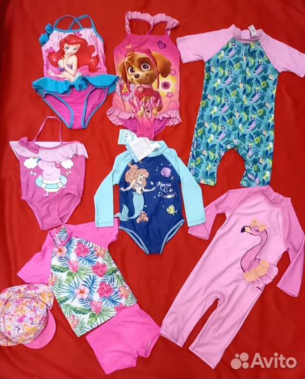 Вещи для плавания, костюмы, 3-4, 12-18, 2-3 год