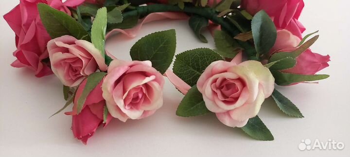 Ободок с цветами, аксессуары для фотосесии