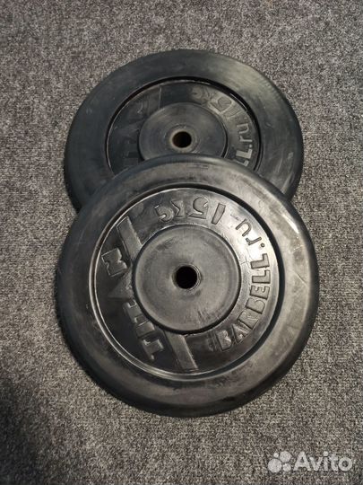 Блины для штанги 15 кг