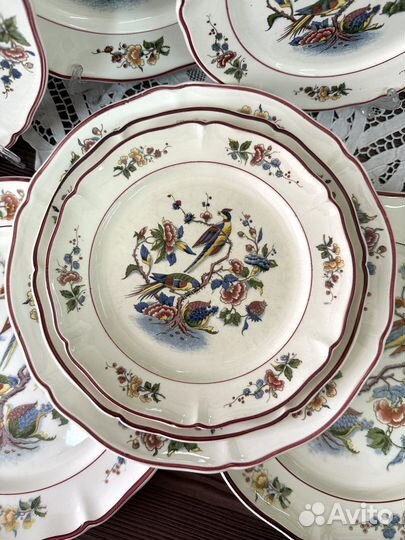 Антикварные тарелки Villeroy & Boch серия Phoenix
