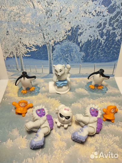 Мелкие игрушки из киндера пакетом