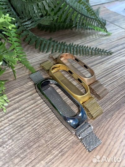 Металлические ремешки для Mi Band 3/4/5/6