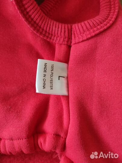 Тёплое платье для собачки