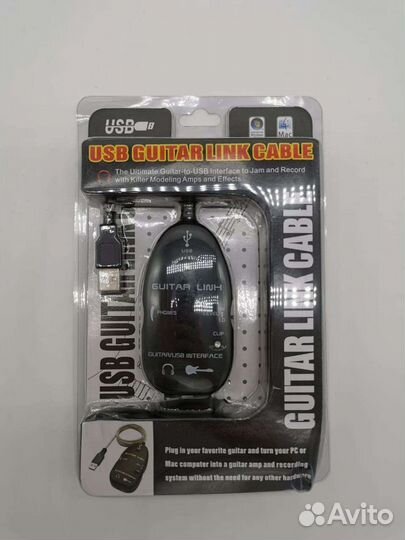 USB адаптер для подключения гитары к компьютеру